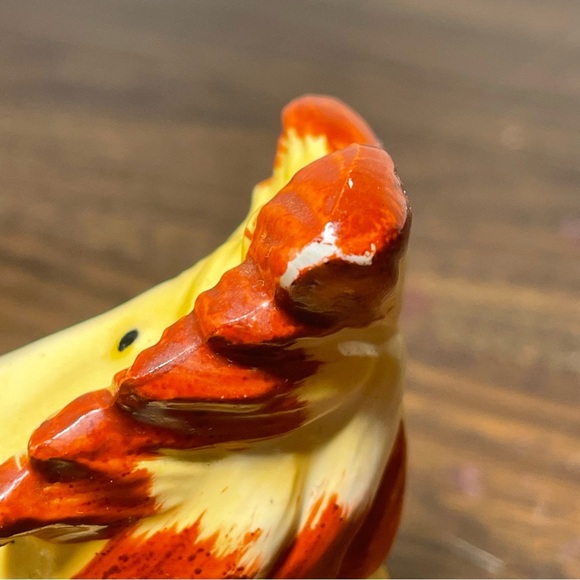 Vintage 1950s Anthropomorphic Lion Ceramic Salt & Pepper Shakers Made in Japan - Picture 7 of 7